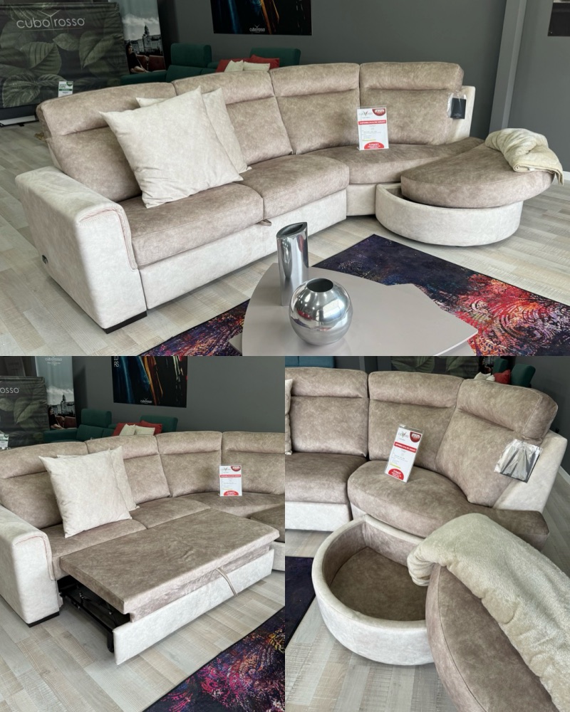 3.150,00€ 1850,00€ Divano Ford Curvo CUBOROSSO
